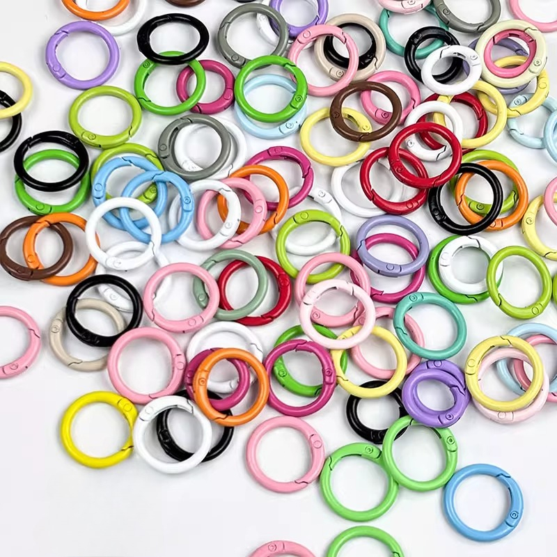 Jewelry Making Tutorials - Candy Color Zinc Alloy Spring Rings