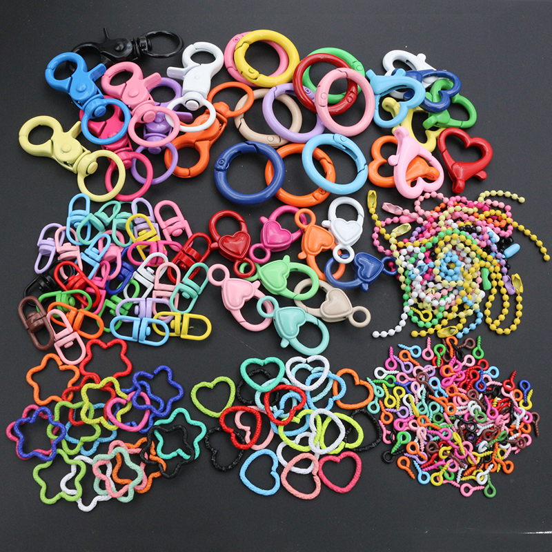 Jump Ring Assorted - Colorful Mixed Alloy Split Jump Rings