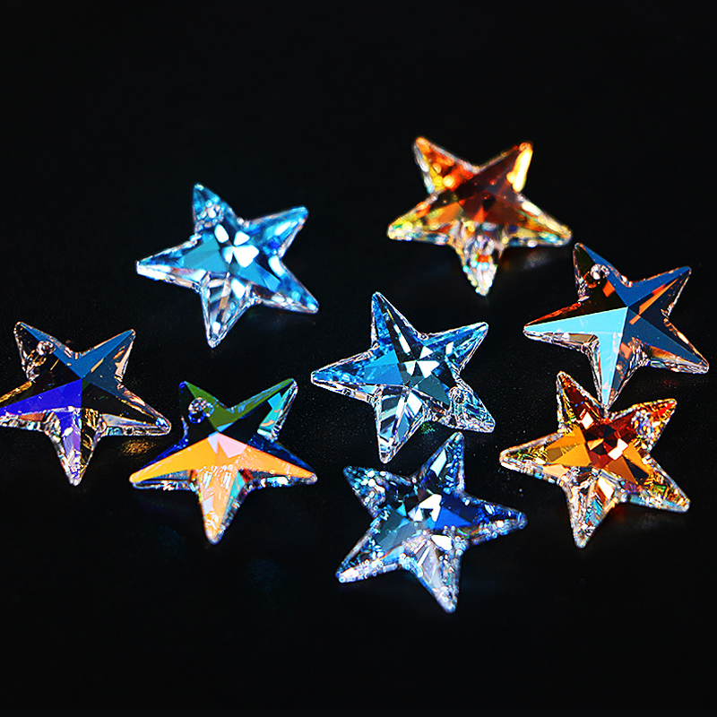 Jewelry Making Glasses - 15PCS 18mm Luxury Crystal Beads AB