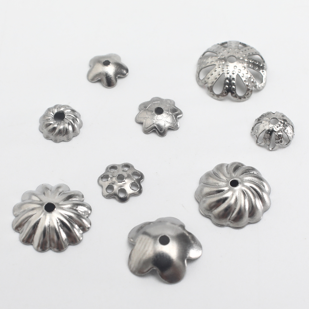 Jewelry Making Bali - 100Pcs Spacer Beads Caps Bali Style