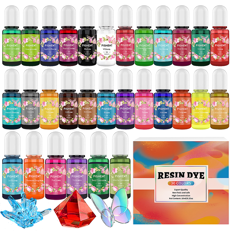 Jewelry Making Tutorials - DIY Epoxy Resin Pigment Kit Candle