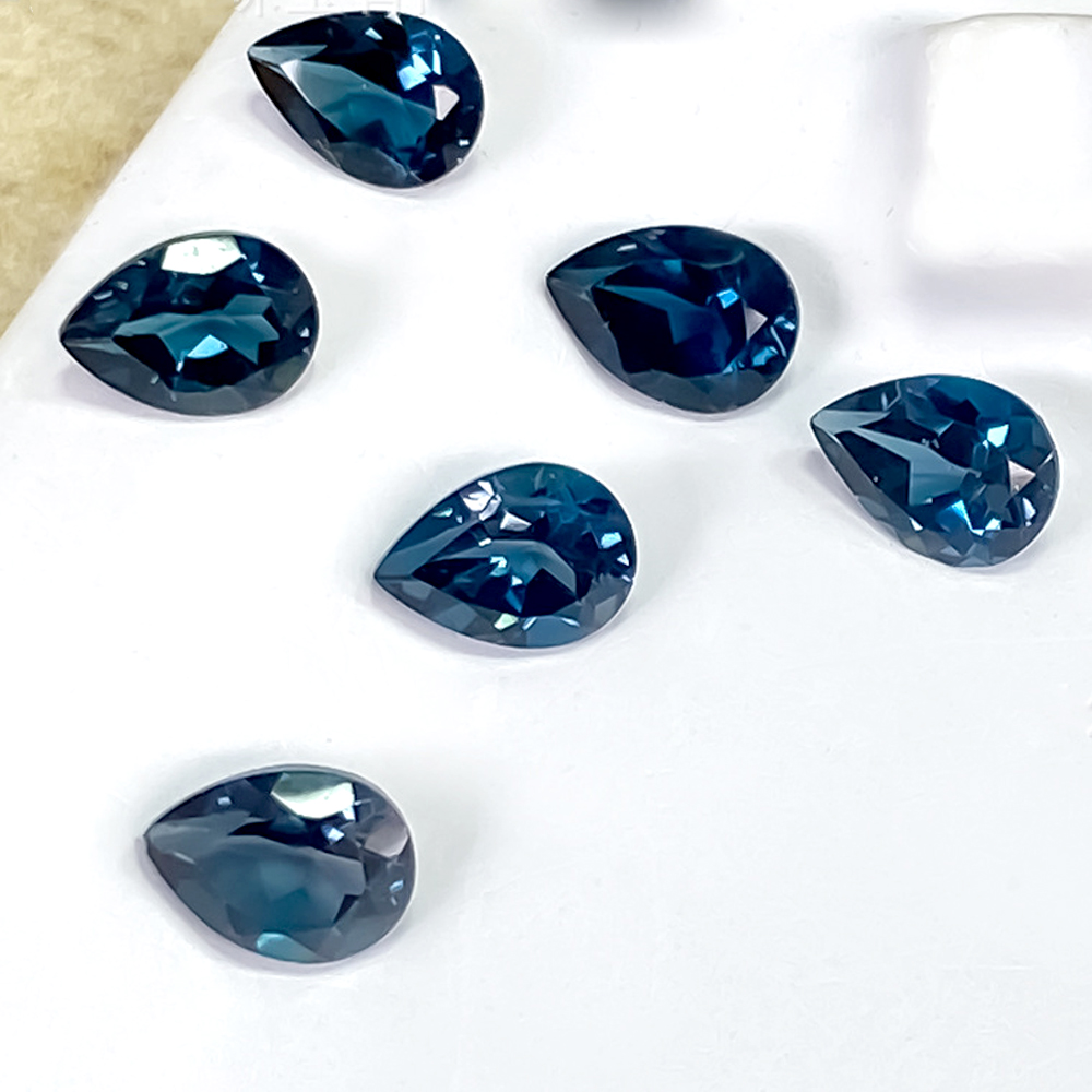 Jewelry Making In London - 5pcs London Blue Topaz Pear 6x8mm-7x10mm