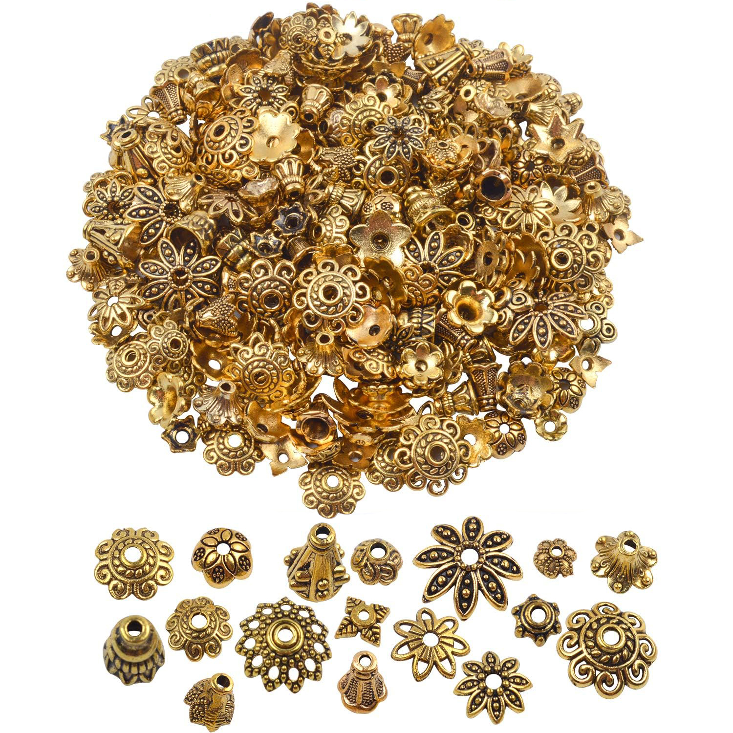 Jewelry Making Bali - 100 Gram(About 250-350pcs) Bali Style Jewelry