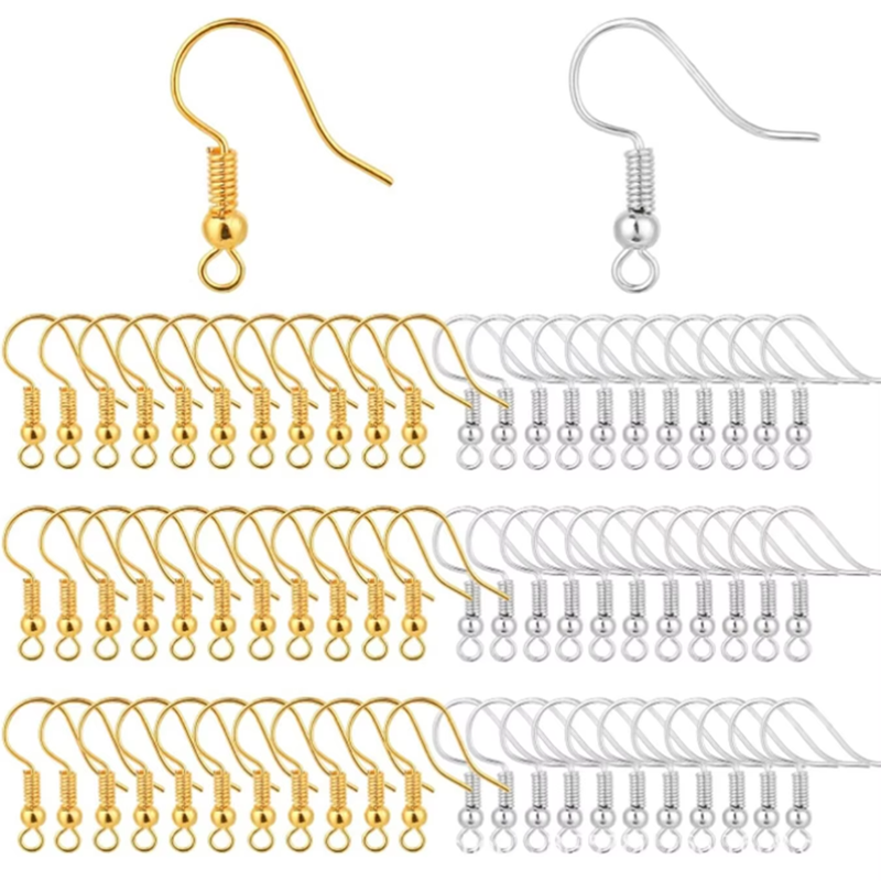 Jewelry Making Class - 100/500pcs DIY Earring Findings Earrings Clasps