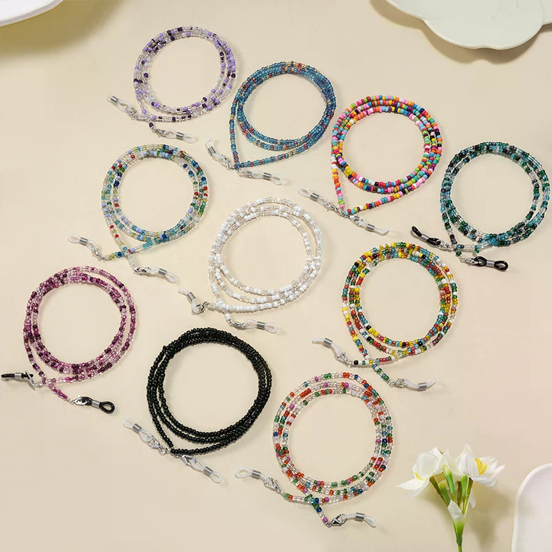Jewelry Making Glasses - Phone Charm Colorful Rice Bead Glasses