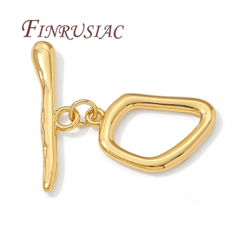 2/4/6Pcs Rhodium Plated Toggle - Toggle Clasp Gold のレビューと価格