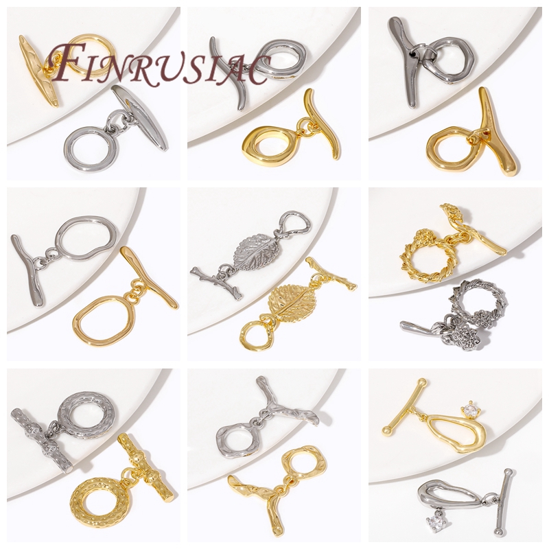 2/4Pcs 18K Gold Plated Toggle  - Toggle Clasp Gold のレビューと価格