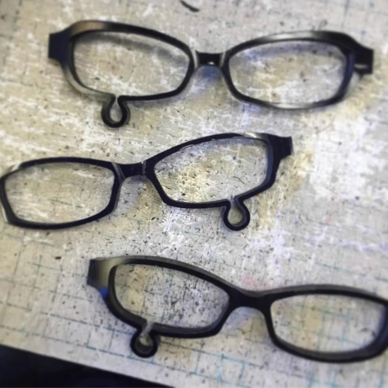 Anime Y2K Cosplay Glasses With - Jewelry Making Glasses のレビューと価格