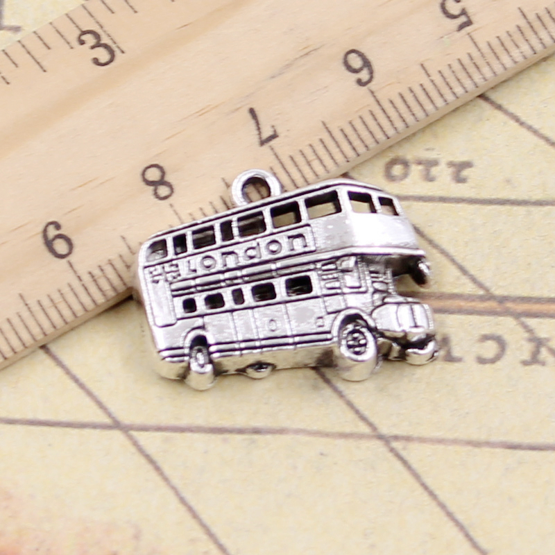 10pcs Charms London Bus Car 20 - Jewelry Making In London のレビューと価格