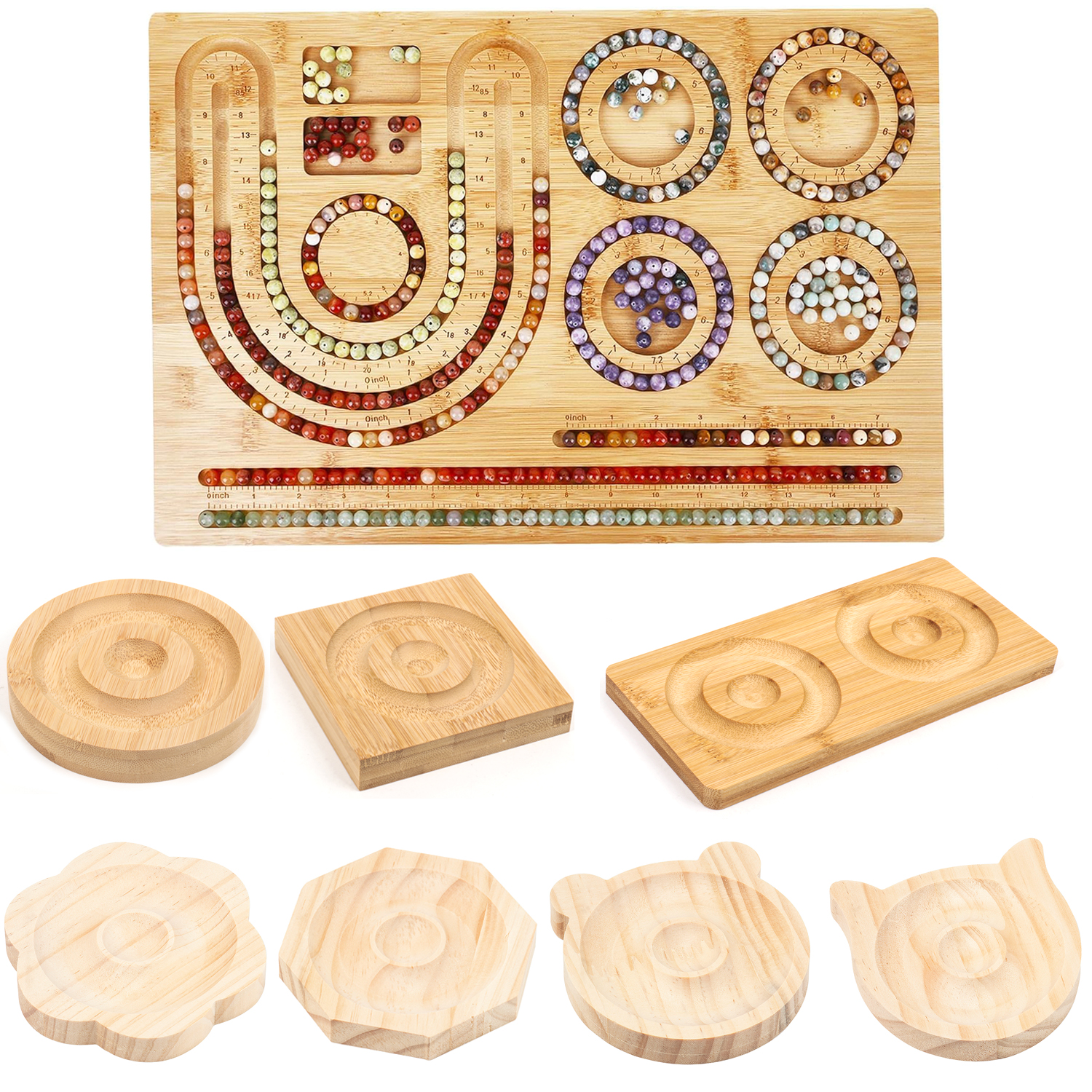 Wooden Beading Design Board Ba - Jewelry Making Table のレビューと価格