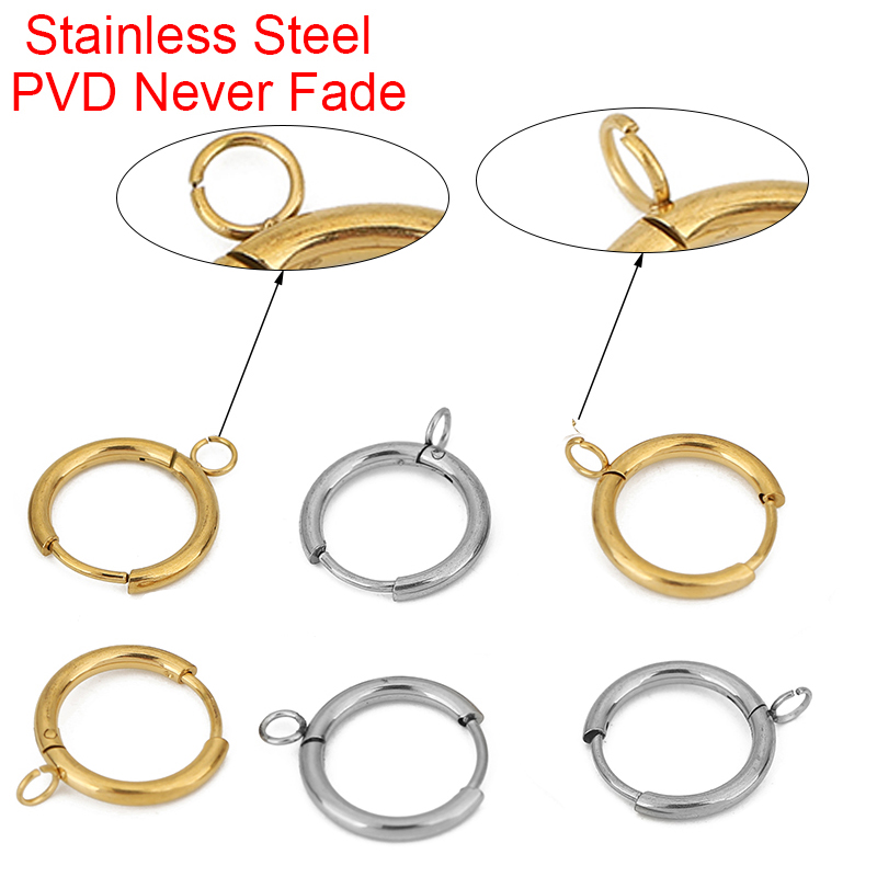 10pcs PVD Never Fade Earrings  - Jewelry Making Class のレビューと価格
