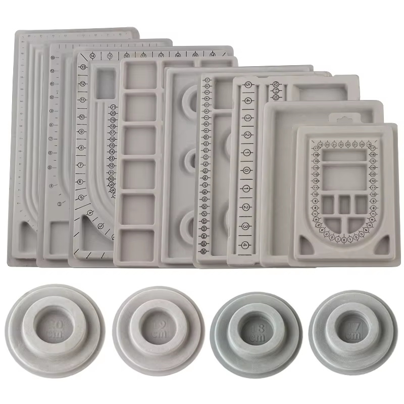 1PC Grey Flocked Bead Board Br - Jewelry Making Table のレビューと価格
