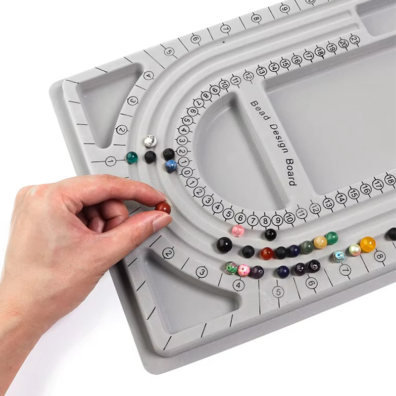 1PC Grey Flocked Bead Board Br - Jewelry Making Table のレビューと価格