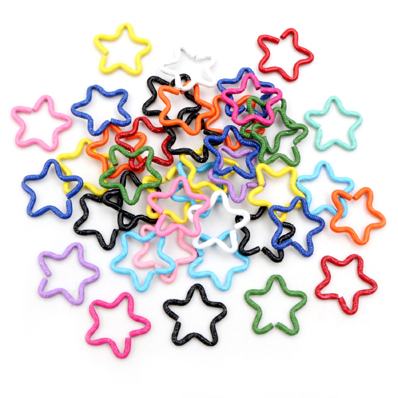 Colorful Mixed Alloy Split Jum - Jump Ring Assorted のレビューと価格