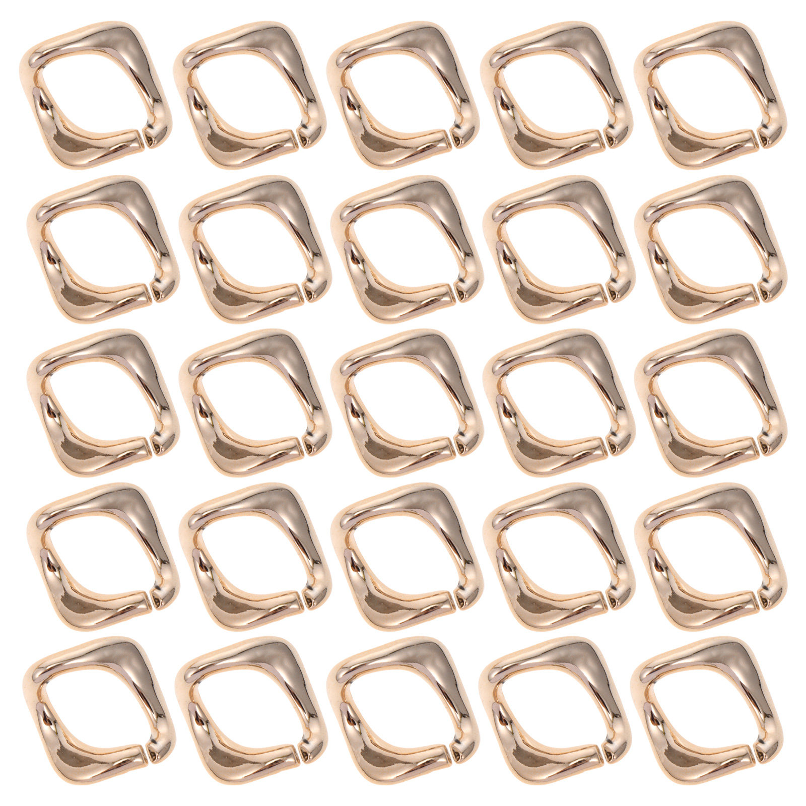 100Pcs Rose Gold Plastic Chain - Jewelry Making Glasses のレビューと価格