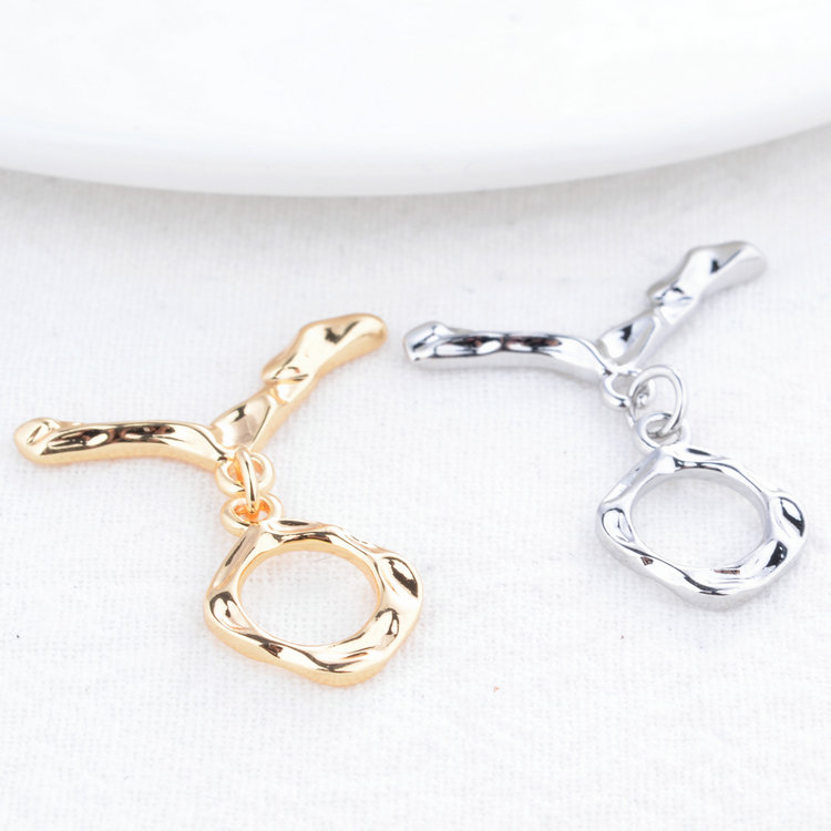 25*13.5MM 14K Gold Color Plate - Toggle Clasp Gold のレビューと価格
