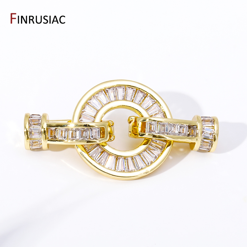 Trendy 18K Gold Plated Brass P - Toggle Clasp Gold のレビューと価格