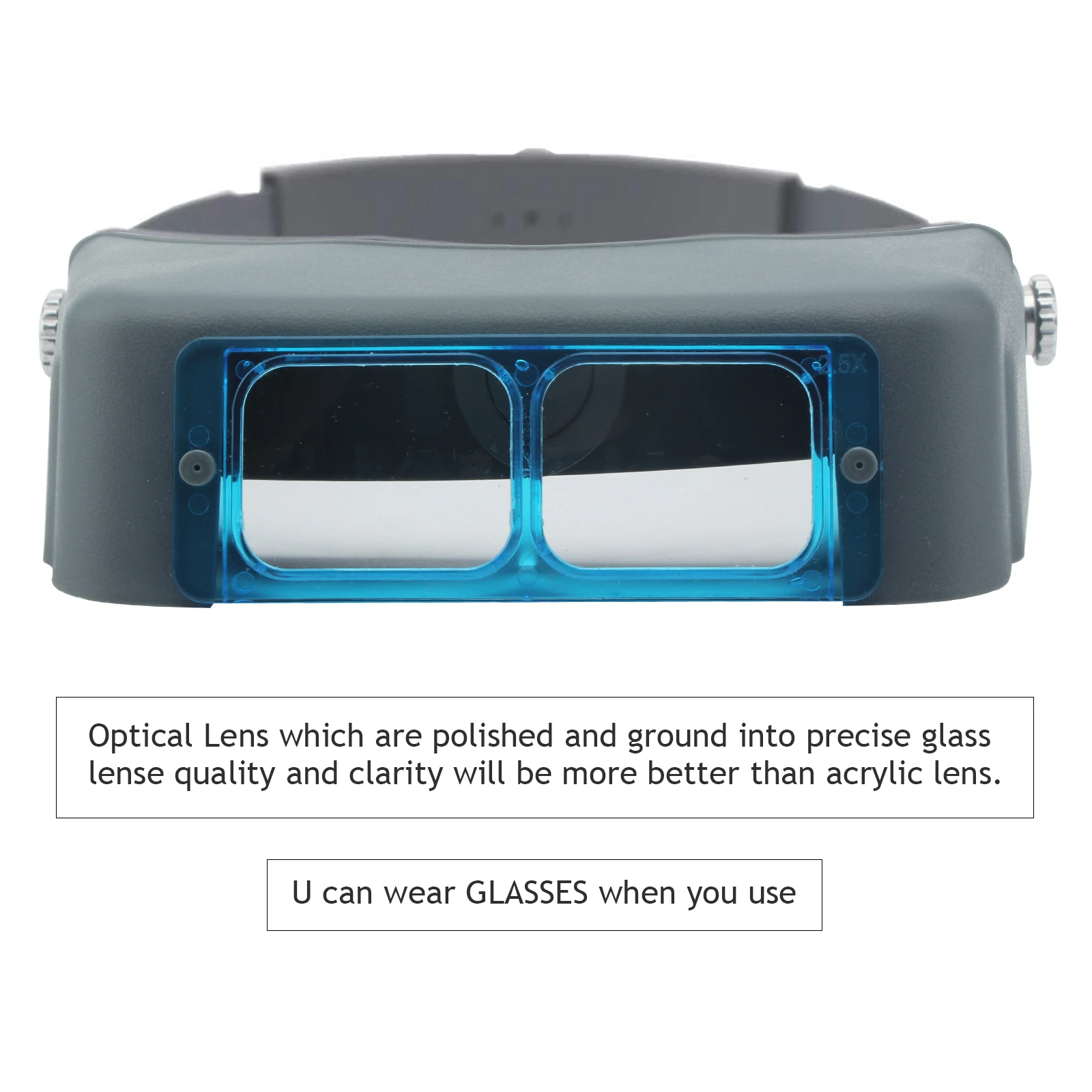 Head-Mounted Double Lens Magni - Jewelry Making Glasses のレビューと価格