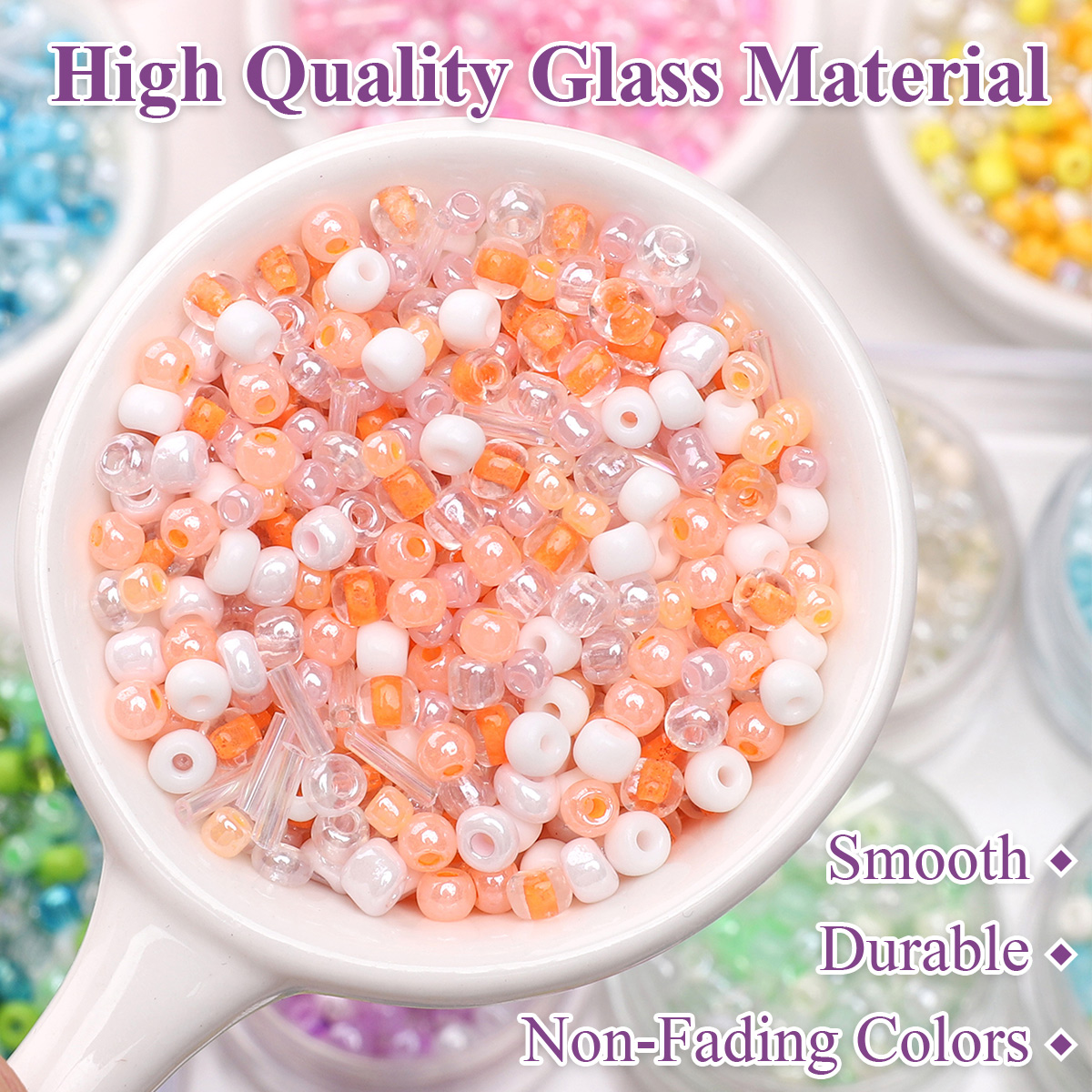 24 Grid Mixed Size Glass Seed  - Jewelry Making Tutorials のレビューと価格