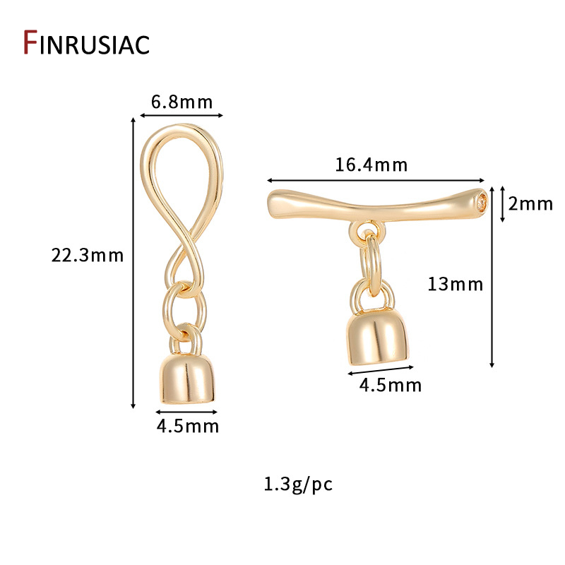 14K Gold Plated Infinity Symbo - Toggle Clasp Gold のレビューと価格
