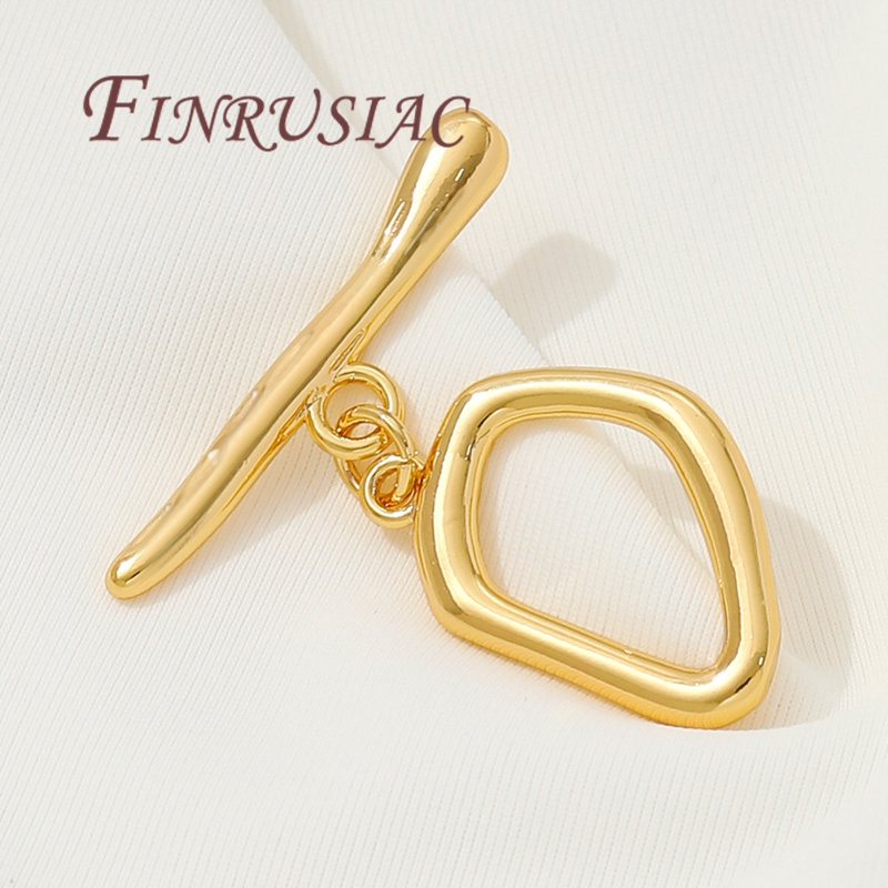 18K Gold Plated Toggle Clasps, - Toggle Clasp Gold のレビューと価格