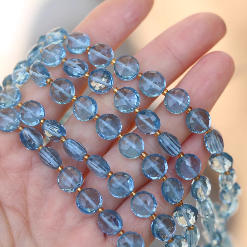 5pieces loose beads London blu - Jewelry Making In London のレビューと価格