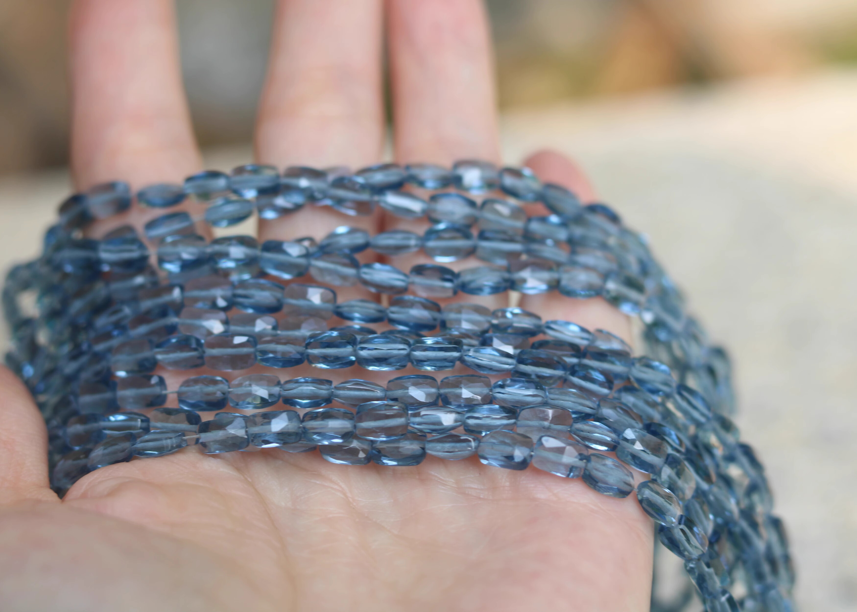 5pieces loose beads London blu - Jewelry Making In London のレビューと価格