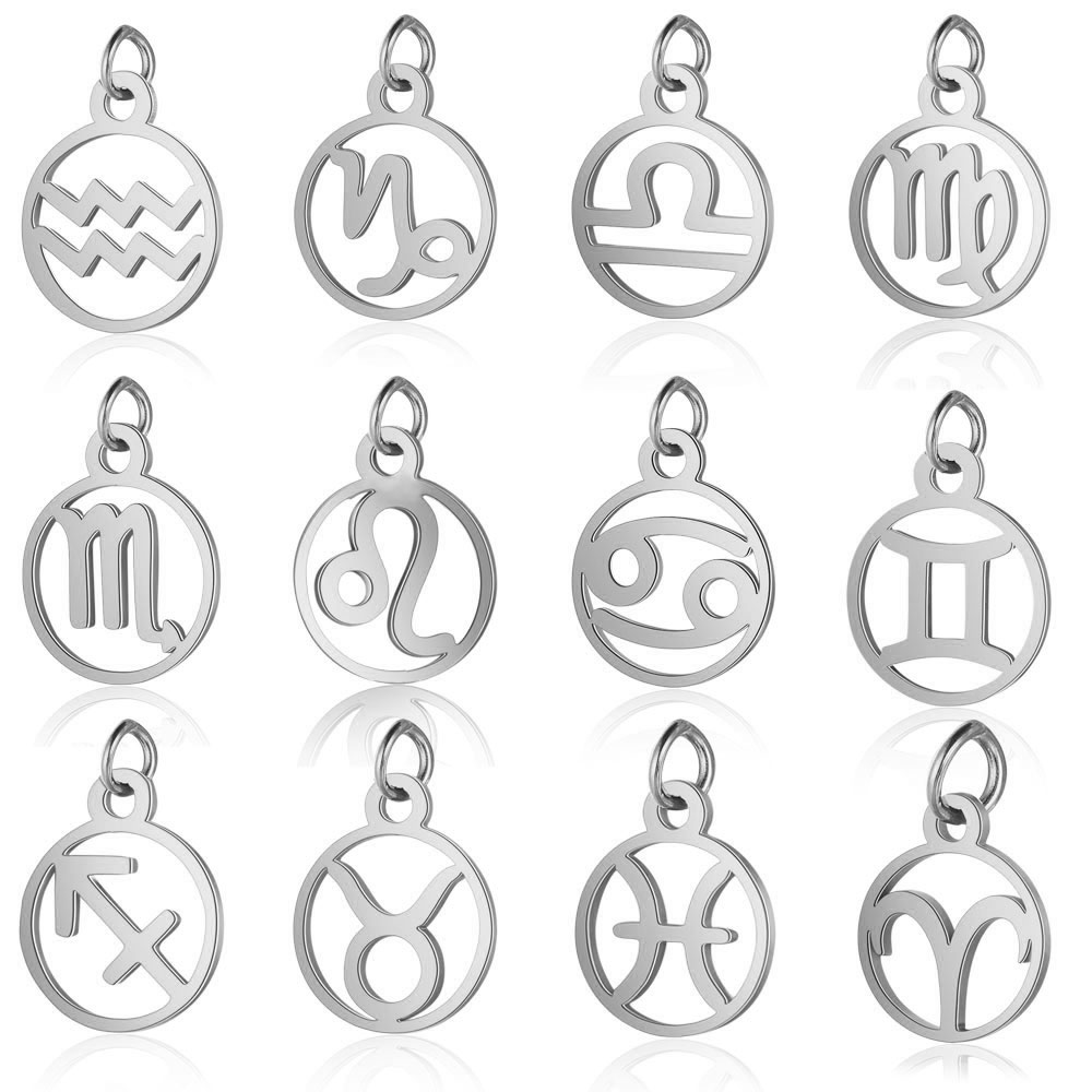 12pcs/lot Stainless Steel Zodi - Jump Ring Assorted のレビューと価格