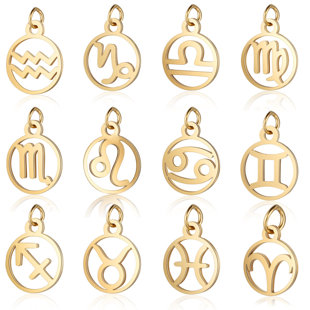 12pcs/lot Stainless Steel Zodi - Jump Ring Assorted のレビューと価格