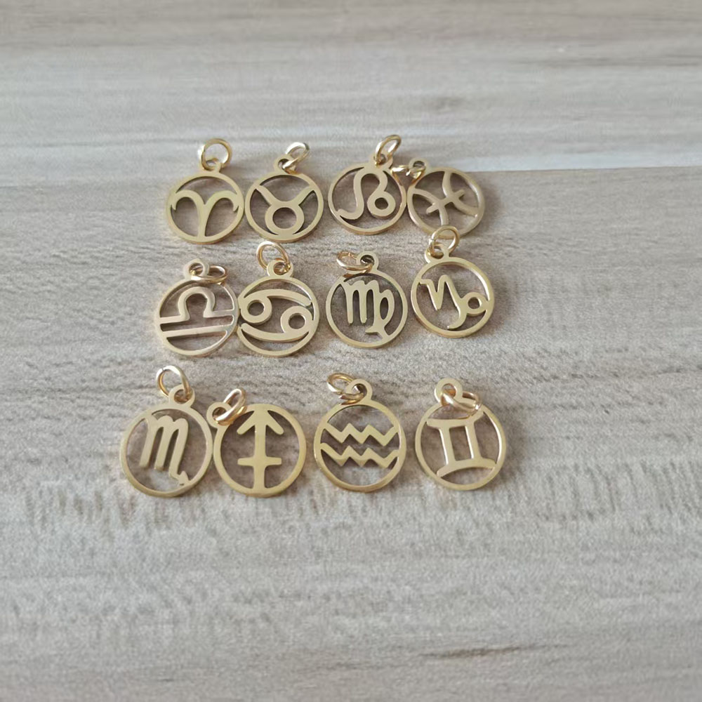 12pcs/lot Stainless Steel Zodi - Jump Ring Assorted のレビューと価格