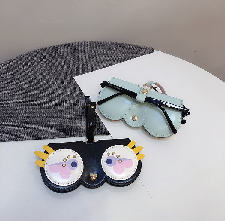 ins cartoon cute glasses case  - Jewelry Making Glasses のレビューと価格