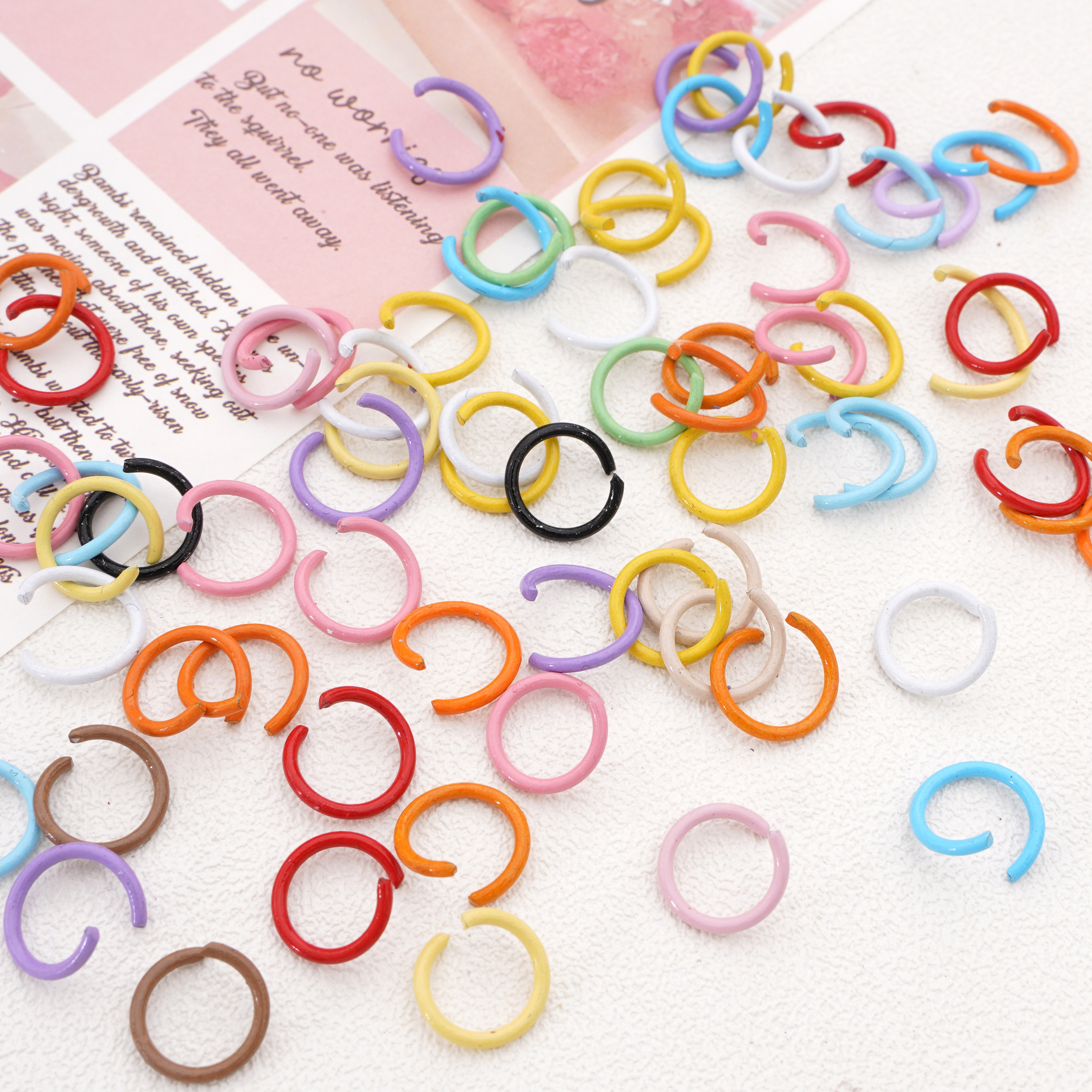 50pcs Iron Plated Open Jump Ri - Jump Ring Assorted のレビューと価格