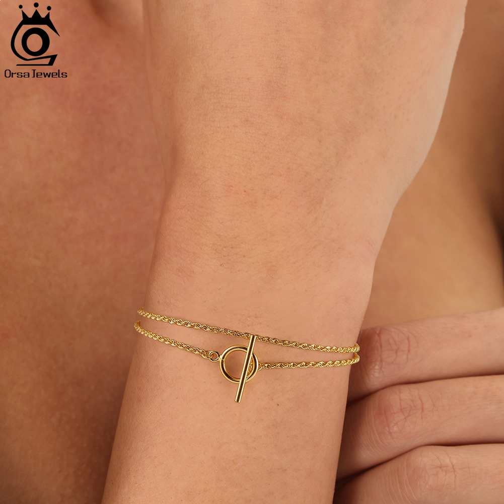 ORSA JEWELS 14K Gold Plating 9 - Toggle Clasp Gold のレビューと価格