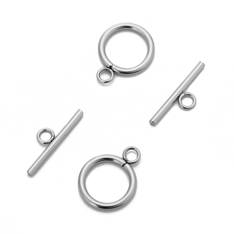 5/10sets/pack Stainless Steel  - Toggle Clasp Gold のレビューと価格