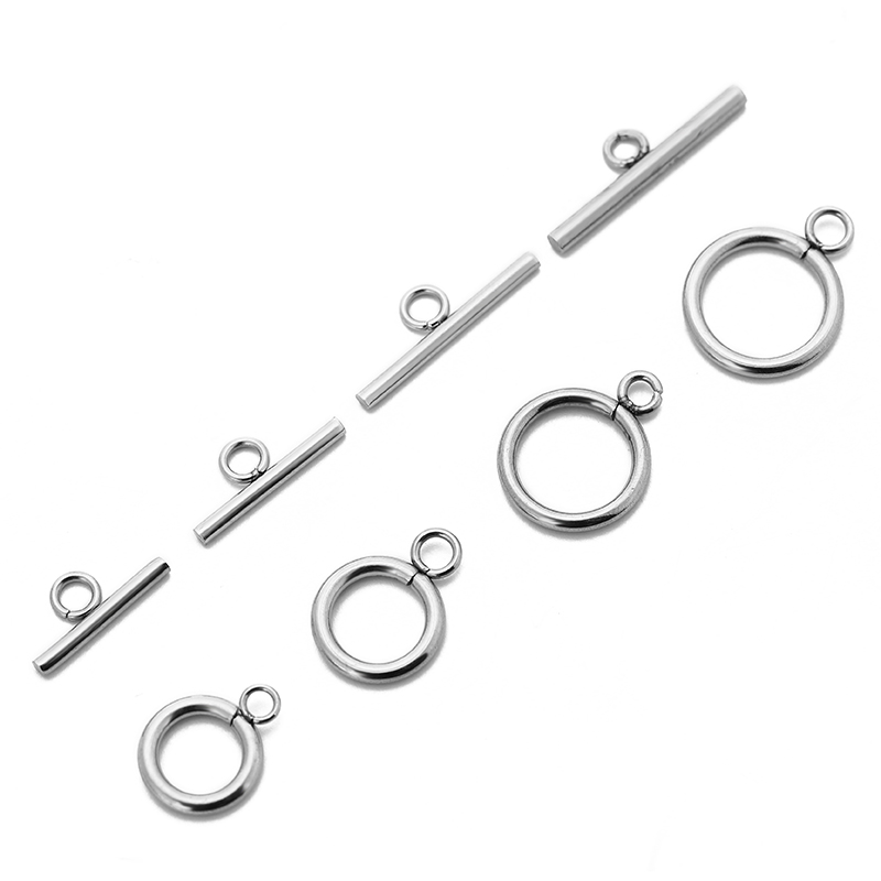 5/10sets/pack Stainless Steel  - Toggle Clasp Gold のレビューと価格