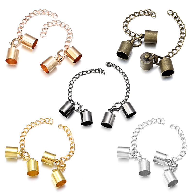 10Sets Leather Cord End Caps W - Jewelry Making Class のレビューと価格