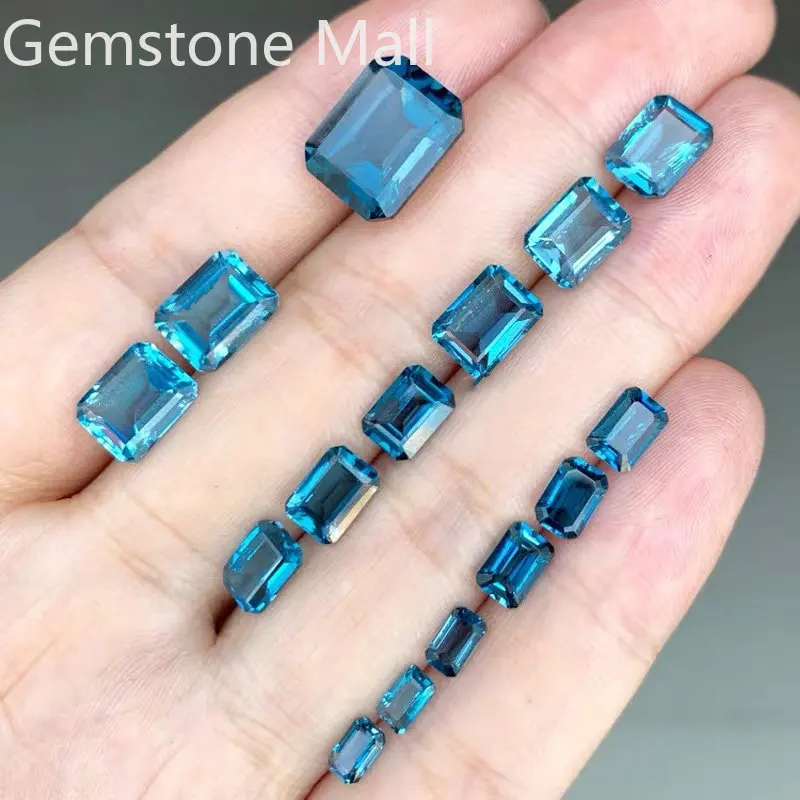 Emerald Cut Natural Topaz 4mm* - Jewelry Making In London のレビューと価格