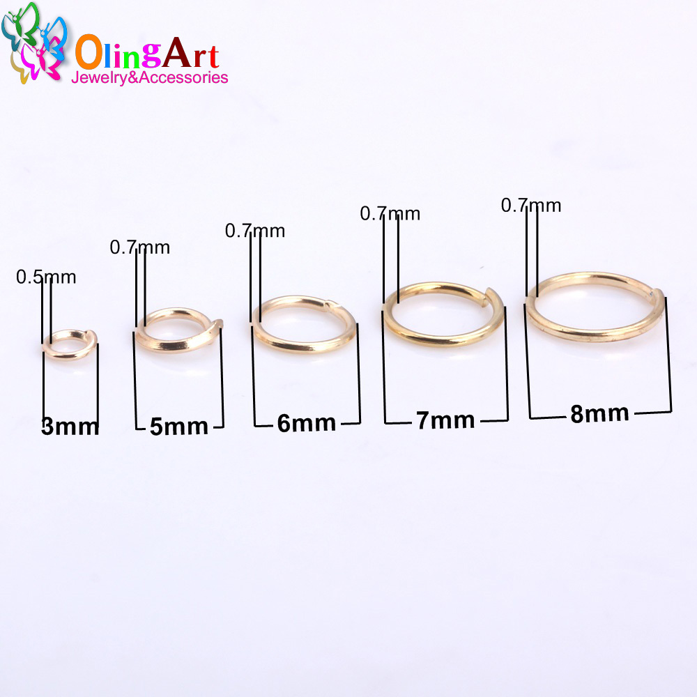 OlingArt KC Gold plating Jump  - Jump Ring Assorted のレビューと価格