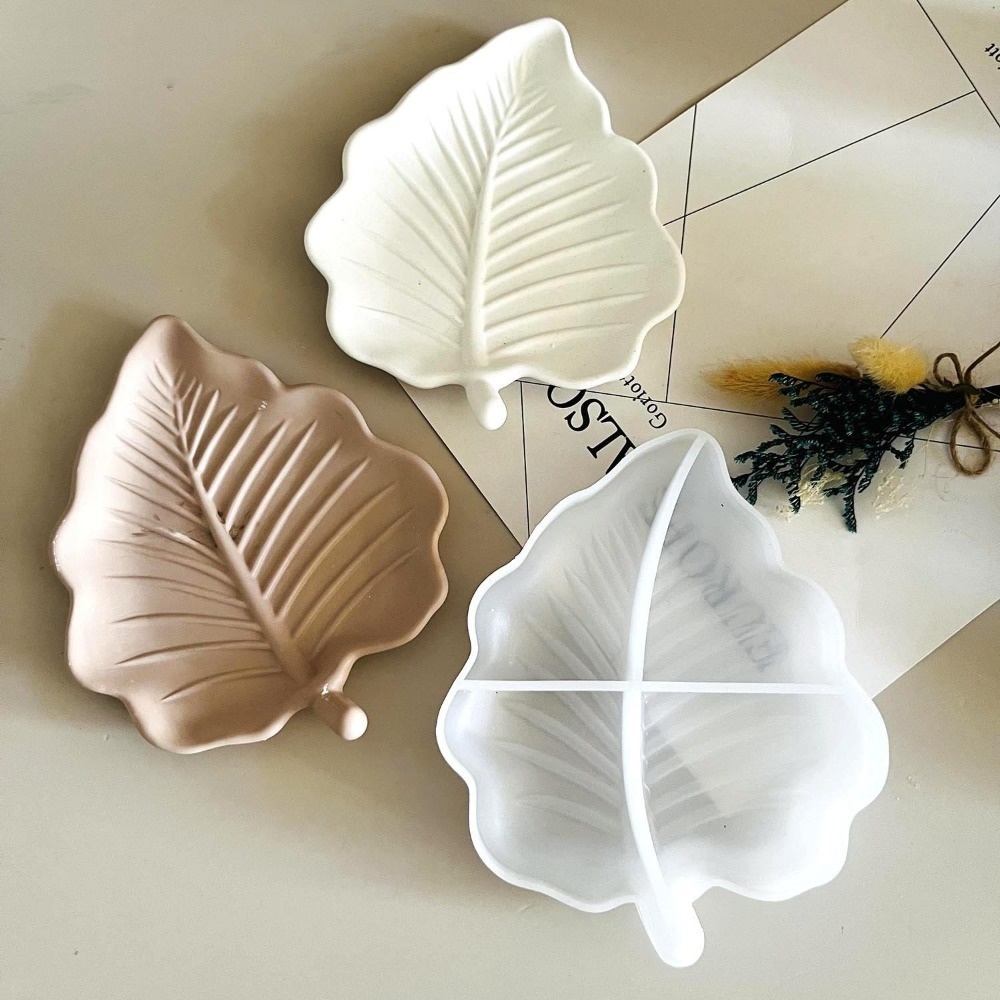 Leaf-shaped tray mold, leaf-sh - Jewelry Making Table のレビューと価格