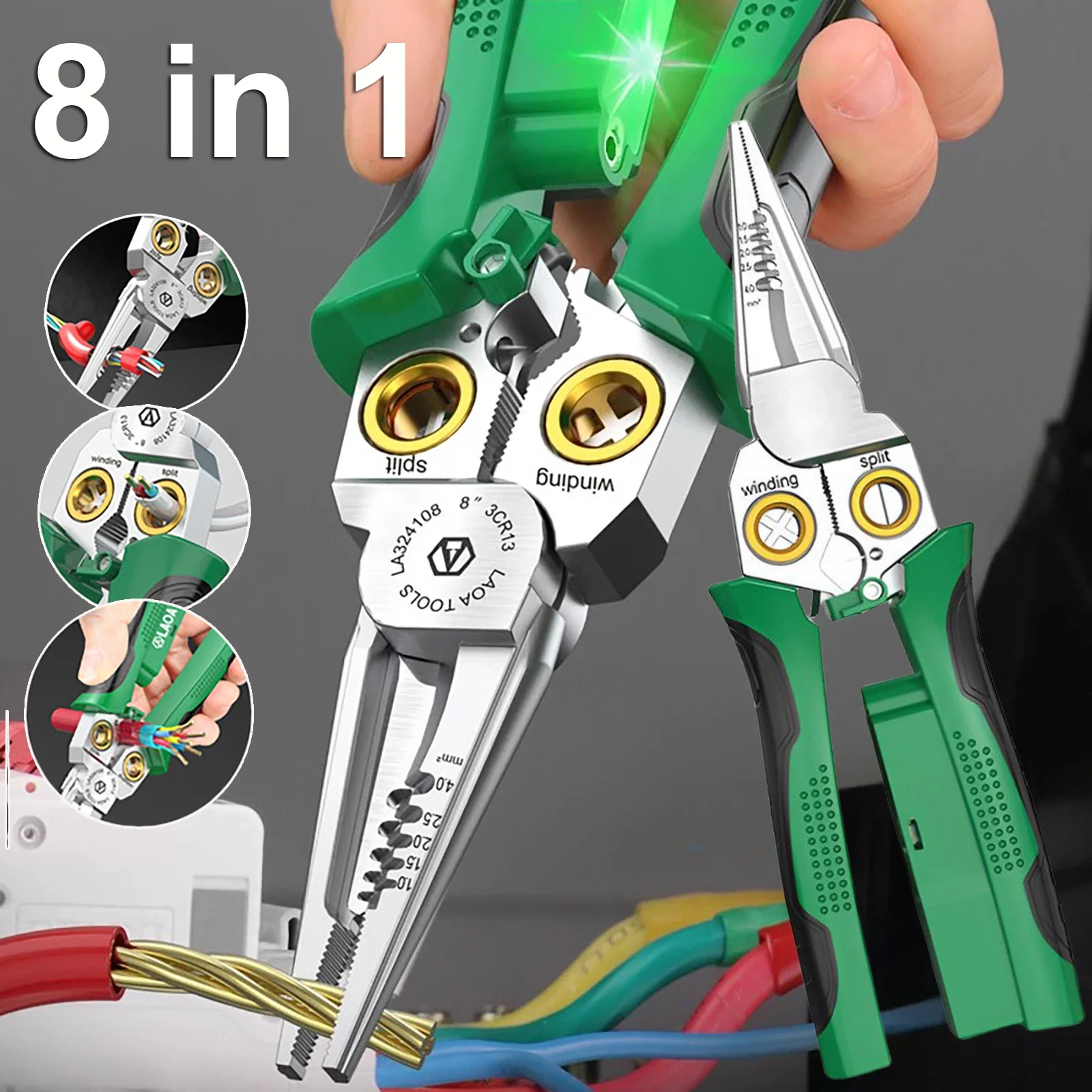 8 in 1 Stainless Steel Wire St - Jewelry Making Needle Nose Pliers のレビューと価格