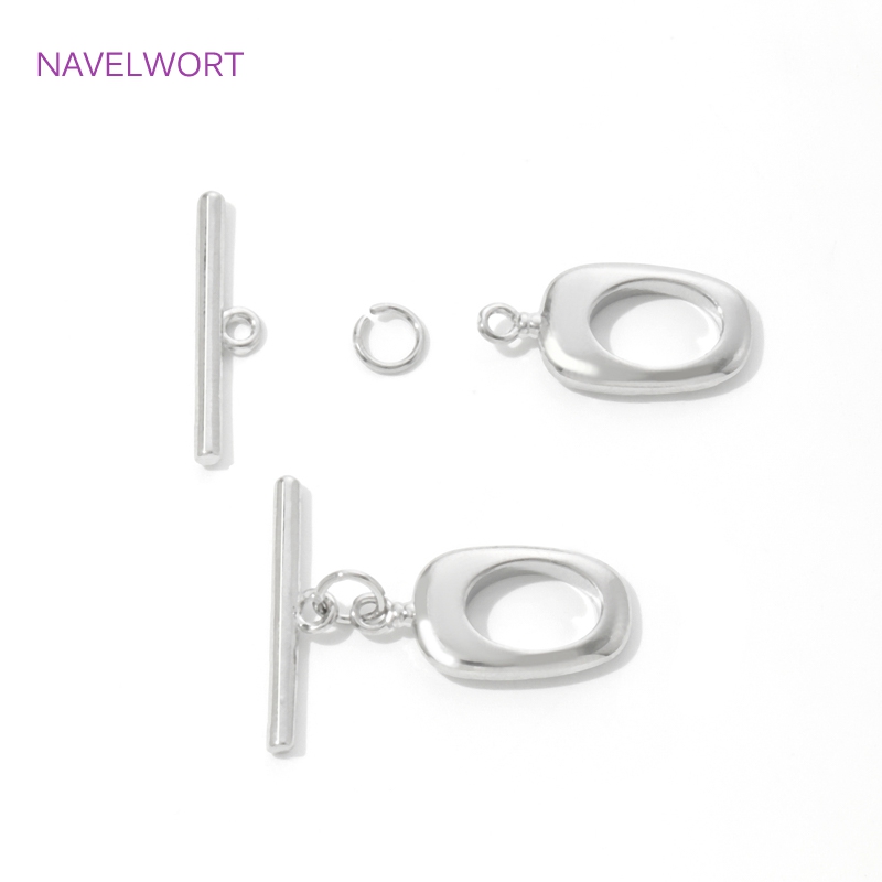 18K Gold Plated Brass Irregula - Toggle Clasp Gold のレビューと価格