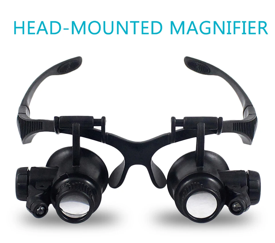 New Headband LED Light Glasses - Jewelry Making Glasses のレビューと価格