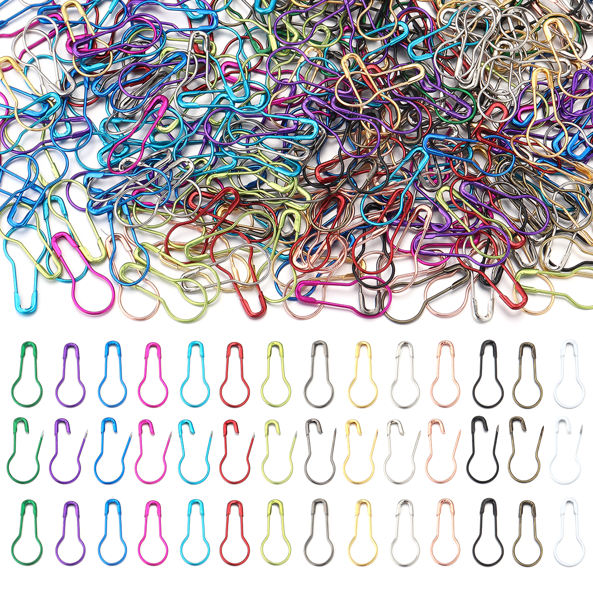 200Pcs/Lot Metal Pins Crochet  - Jewelry Making Workshops のレビューと価格