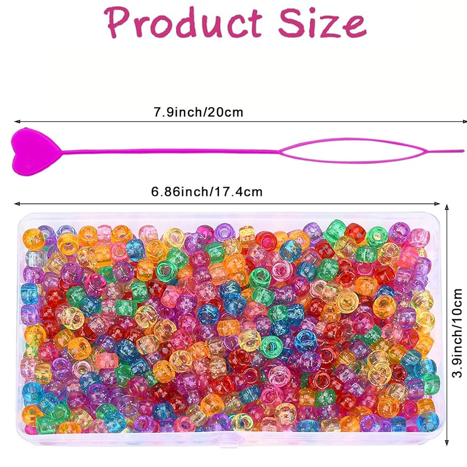 500PCS 9 × 6mm glitter small h - Jewelry Making Workshops のレビューと価格
