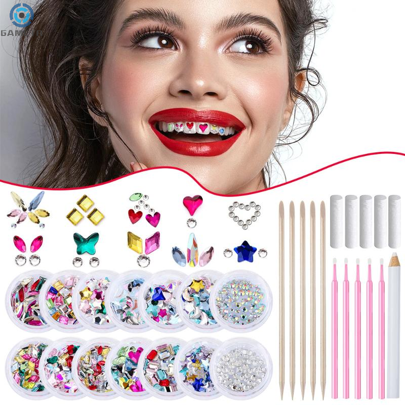 1 Set Dental Tooth Gems Crysta - Jewelry Making Workshops のレビューと価格