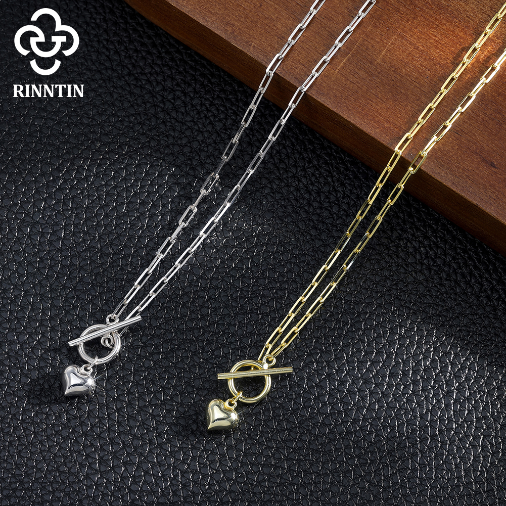 Rinntin 925 Sterling Silver 14 - Toggle Clasp Gold のレビューと価格
