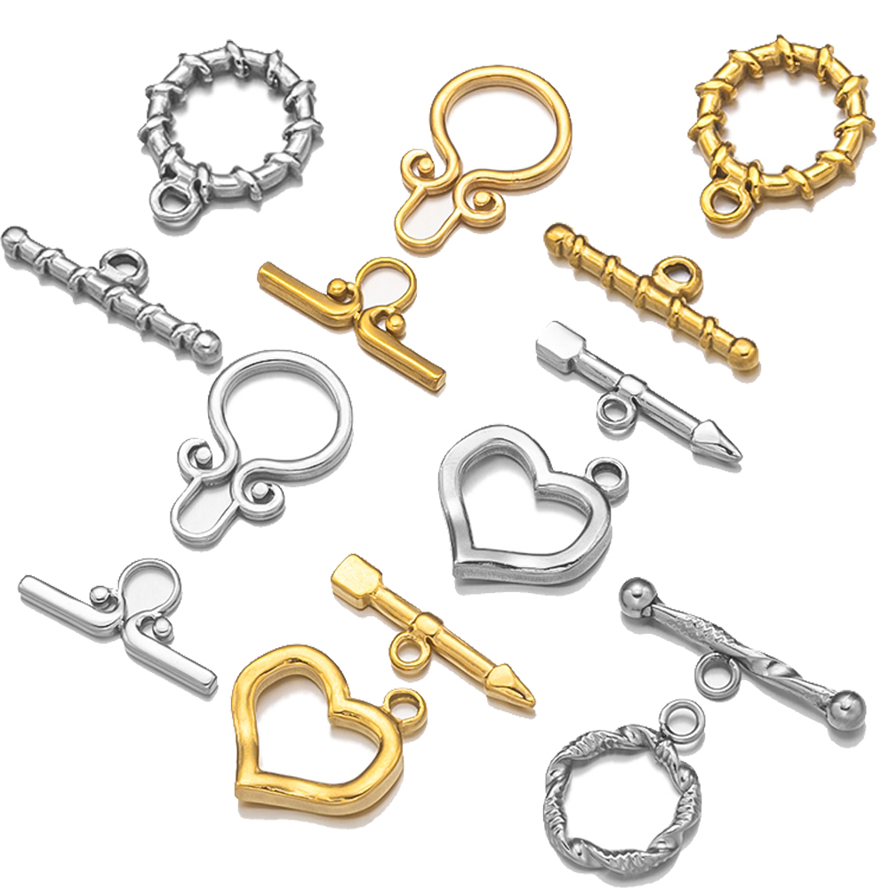 2 Set tainless Steel  Gold Tog - Toggle Clasp Gold のレビューと価格