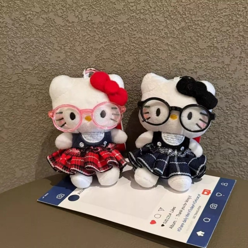 Cute Kitty Keychain with Glass - Jewelry Making Glasses のレビューと価格