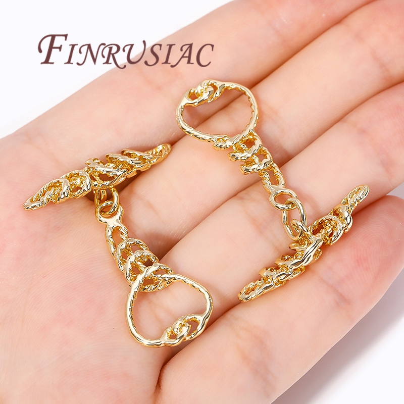 18K Gold Plated OT Toggle Clas - Toggle Clasp Gold のレビューと価格