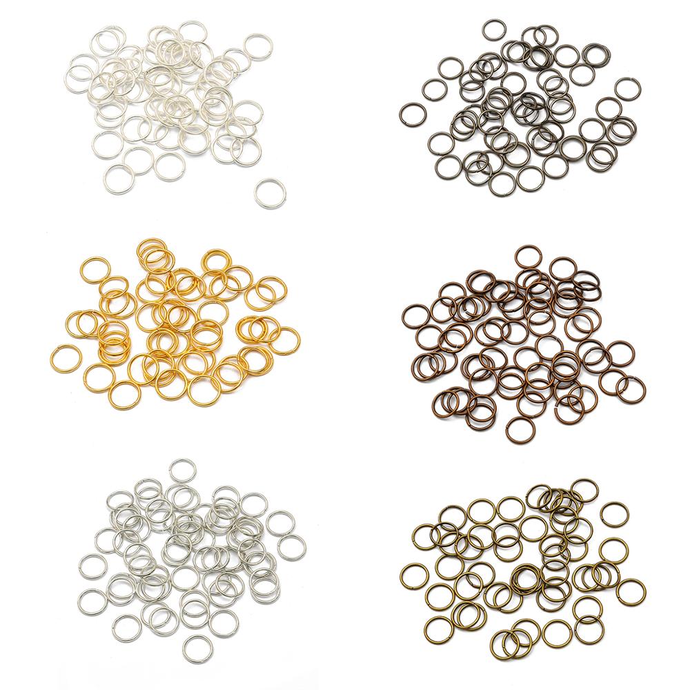 50-500Pcs 3-18mm Loop Key Spli - Jump Ring Assorted のレビューと価格